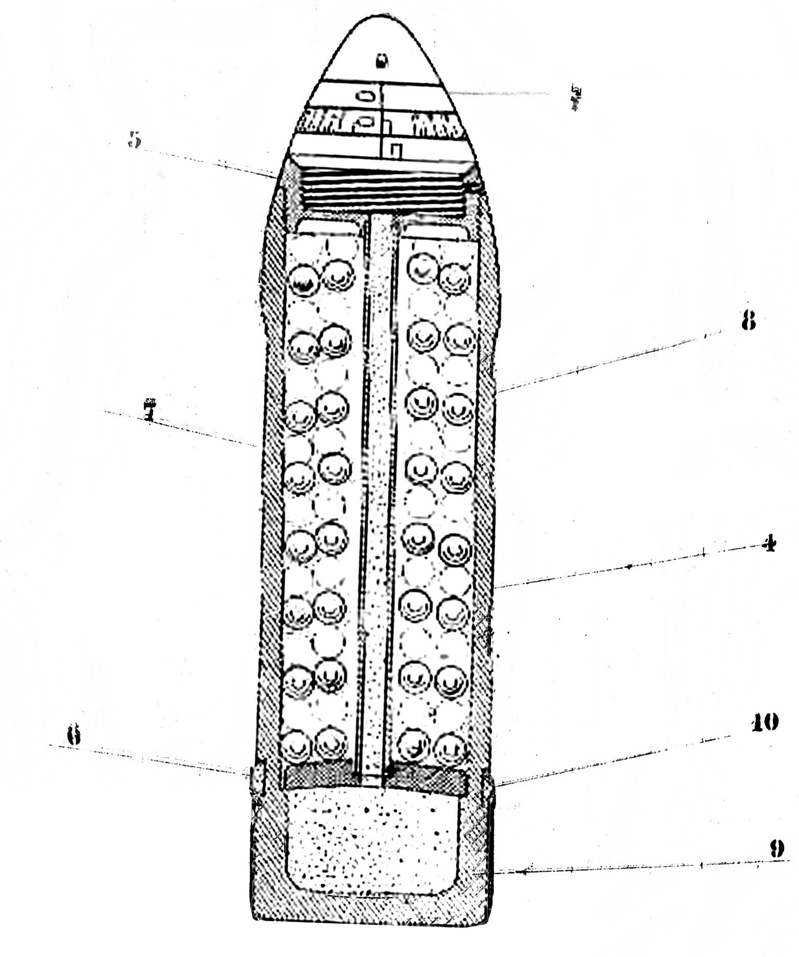 Shrapnel 75mm Schneider field gun